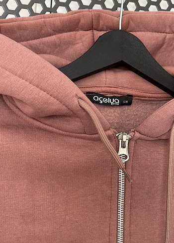 Yale Baskılı Kapüşonlu Fermuarlı Sweatshirt - Görsel 3