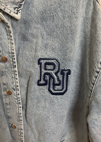 Trendyol Milla Düğmeli Gri Kadın Kot Ceket - Görsel 4