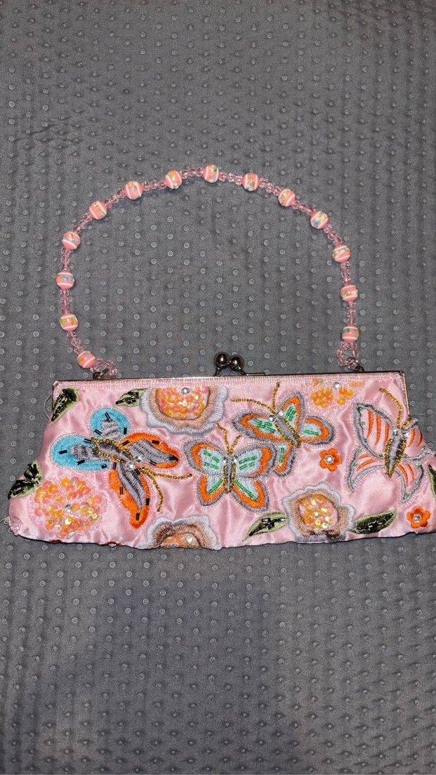 Nakışlı ve Boncuk İşlemeli Bohem Kadın Portföy Çanta - Görsel 3