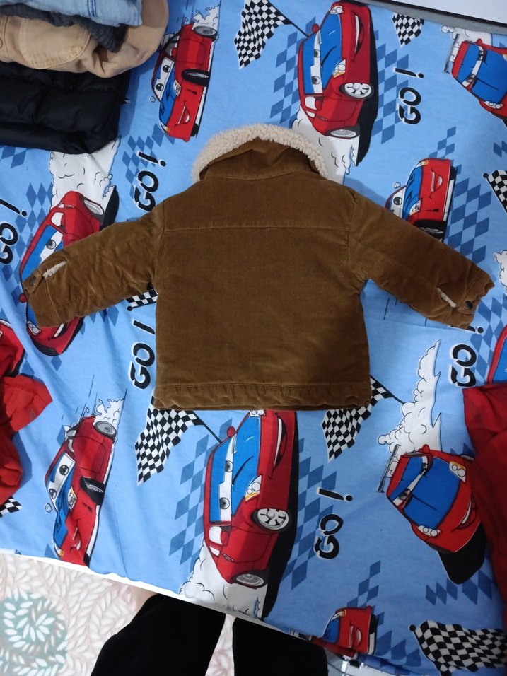 Düğmeli Kahverengi Erkek Çocuk Ceket - Görsel 2
