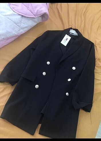 46 Beden Blezir ceket astarsiz hic giyilmedi boyu 80cm iki kol arasi 60cm