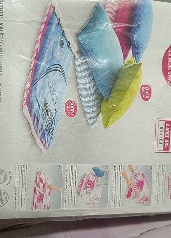 4 paket 3 lü vakumlu hurç 