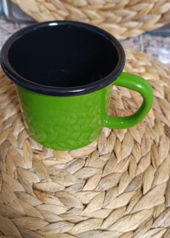 Emaye kupa sıfır ürün  - Görsel 2