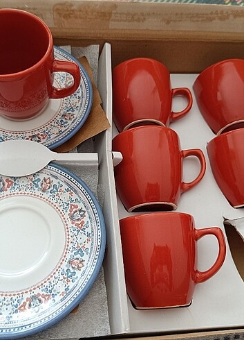 6lı  fincan takımı sıfır ürün  - Görsel 3