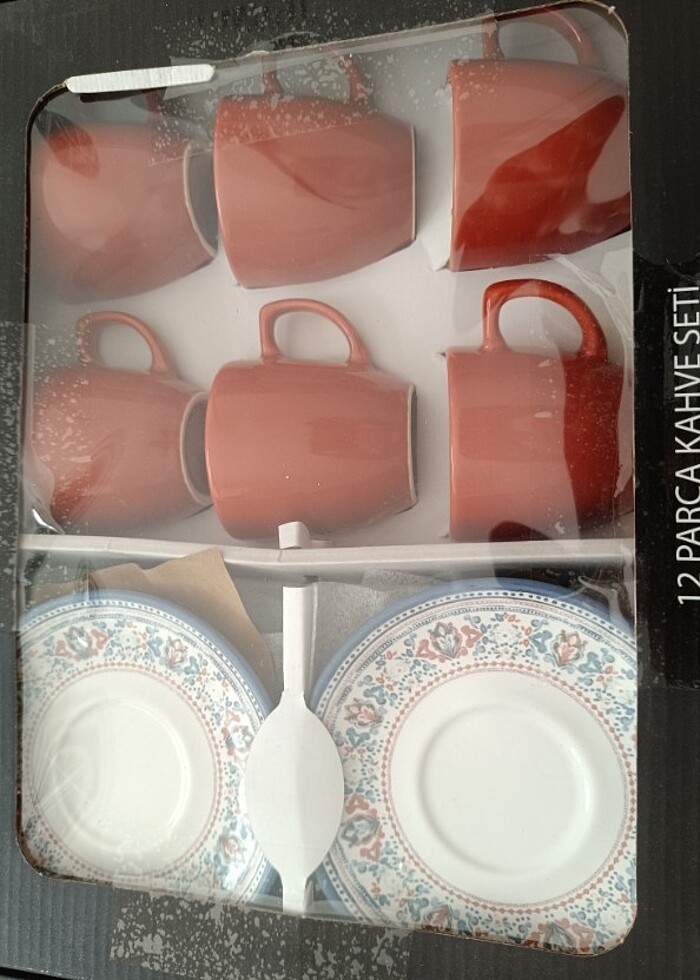 6lı  fincan takımı sıfır ürün  - Görsel 2