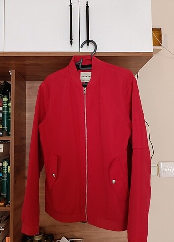 m Beden Jack Jones Kırmızı Ceket
