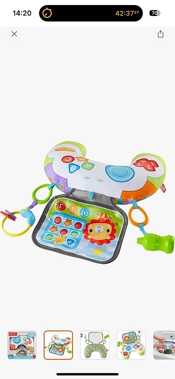 Fisher Price Tummy Time yastığı