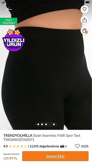 Trendyol & Milla Trendyol fitilli tayt