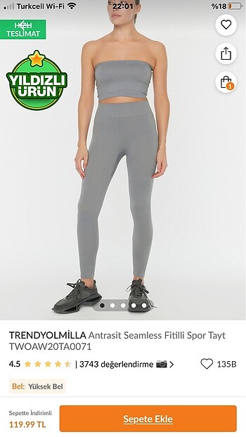 Trendyol & Milla Trendyol fitilli tayt