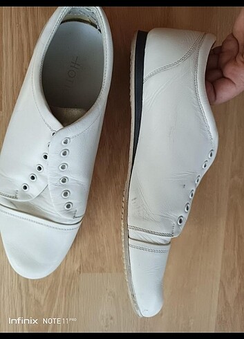 42 Beden Hotic beyaz ayakkabi
