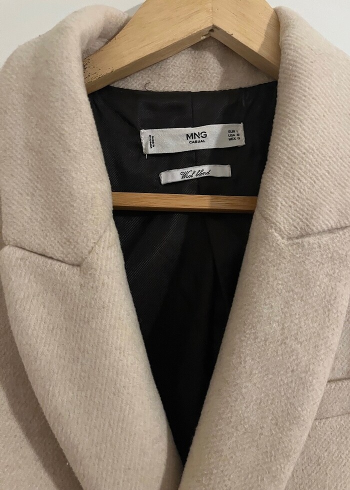 Mango kaşe kaban - Görsel 3