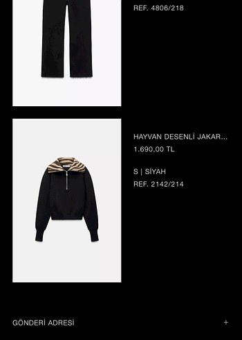 Zebra Desenli Fermuarlı Kadın Kazak - Görsel 5