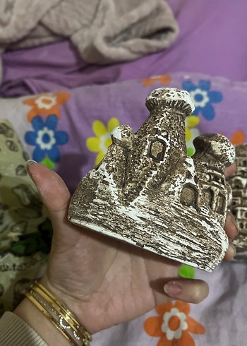 Kahverengi Kapadokya Temalı Figürinler - Görsel 3