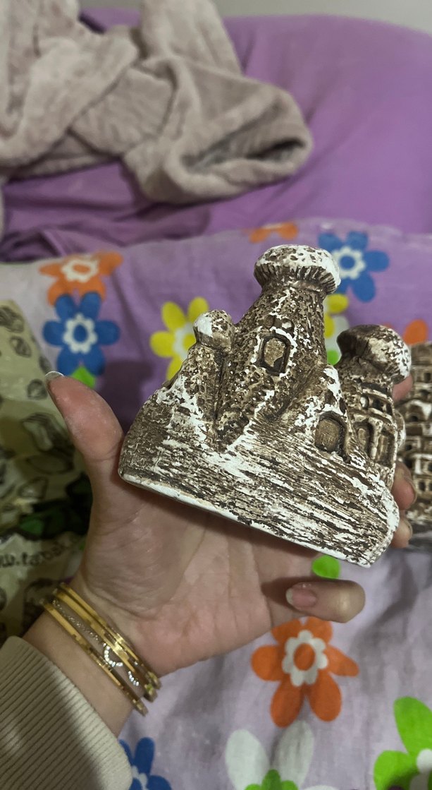 Kahverengi Kapadokya Temalı Figürinler - Görsel 3