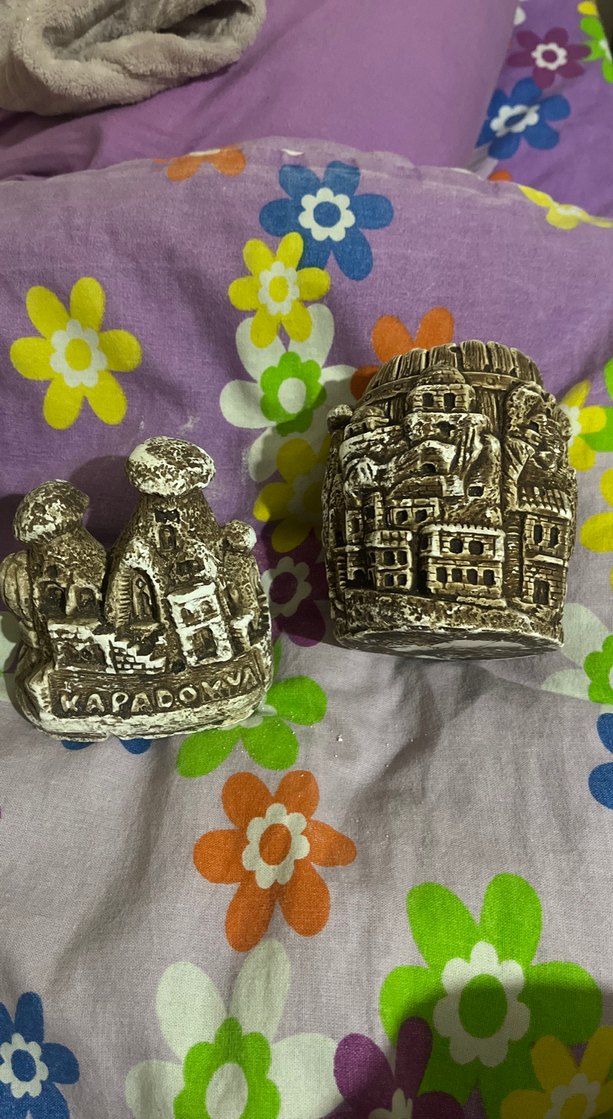 Kahverengi Kapadokya Temalı Figürinler - Görsel 2