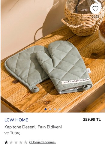 Gri Nakışlı Fırın Eldiveni Seti - Görsel 4