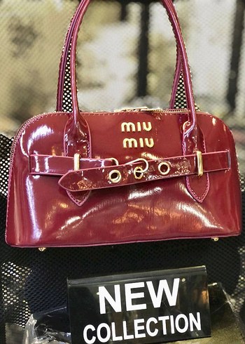 miu miu Parlak Deri Kadın Çanta - Görsel 2