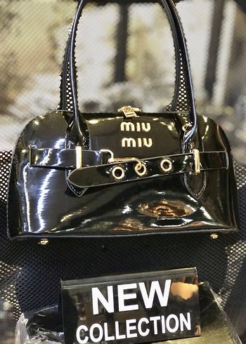 miu miu Parlak Deri Kadın Çanta - Görsel 3