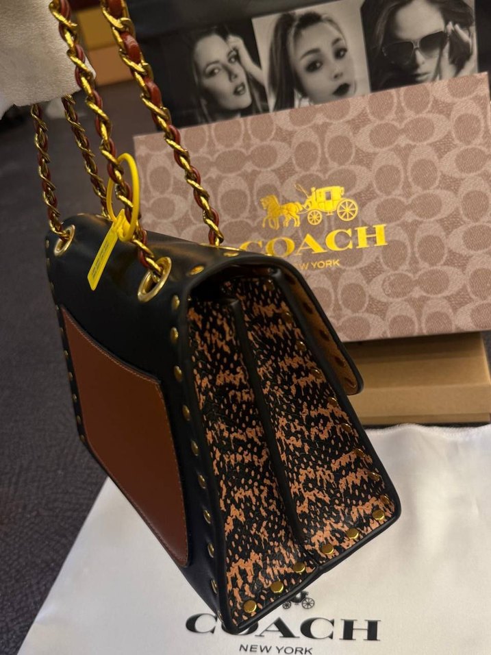 Coach Deri Kadın Çanta - Görsel 5