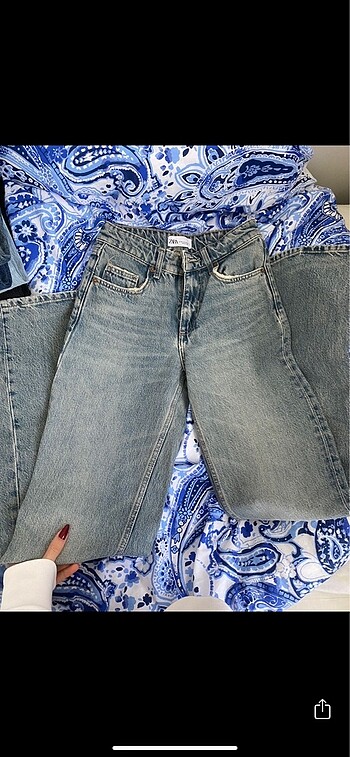 zara straight jean