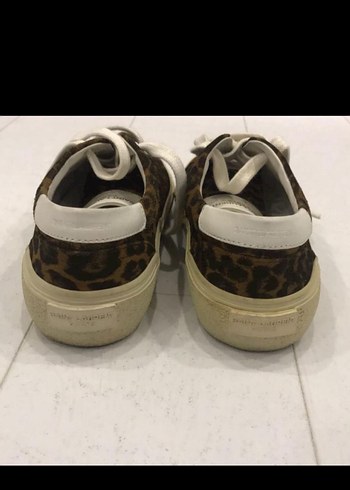 Saint Laurent Saınt laurent leoparlı ayakkabı