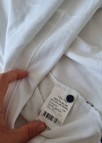 Erkek çocuk Beyaz Polo Tişört - Görsel 6