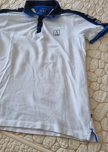 Erkek çocuk Beyaz Polo Tişört - Görsel 2