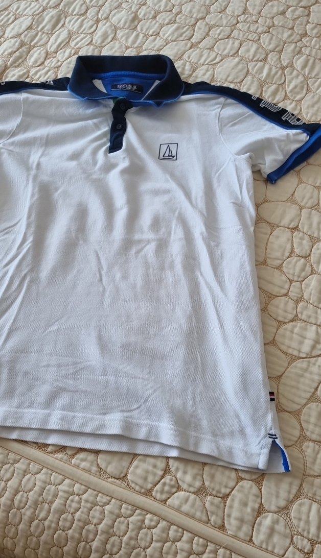 Erkek çocuk Beyaz  Polo Tişört - Görsel 2