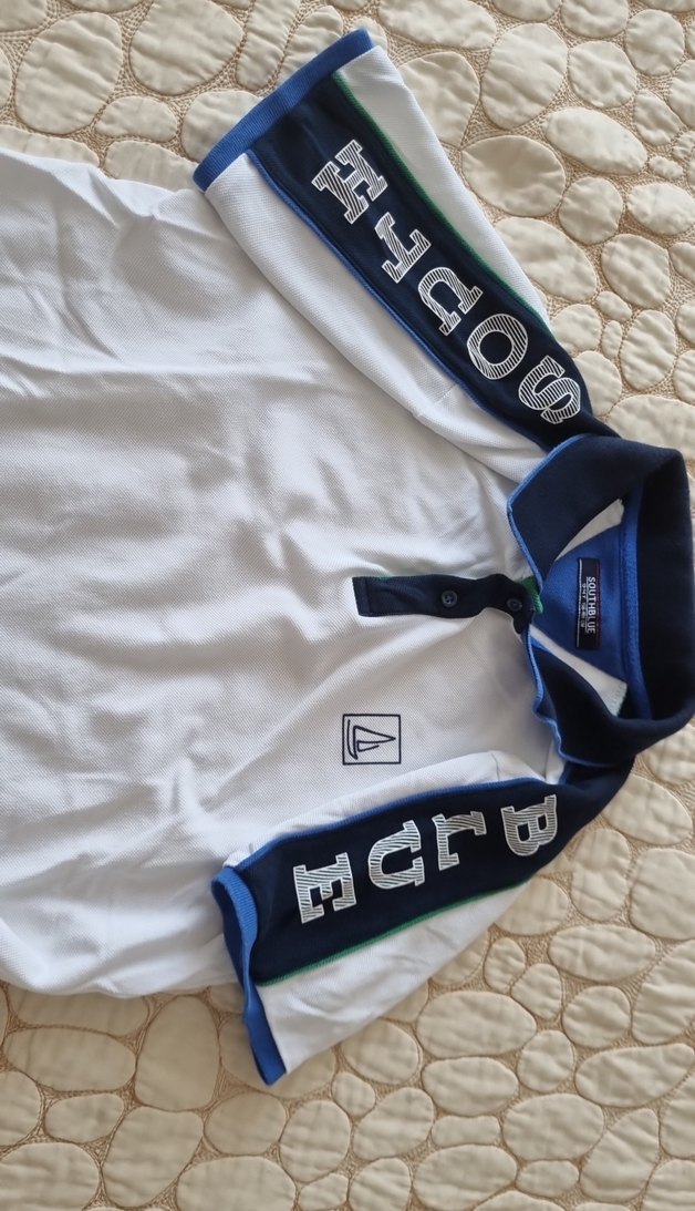 Erkek çocuk Beyaz  Polo Tişört - Görsel 5