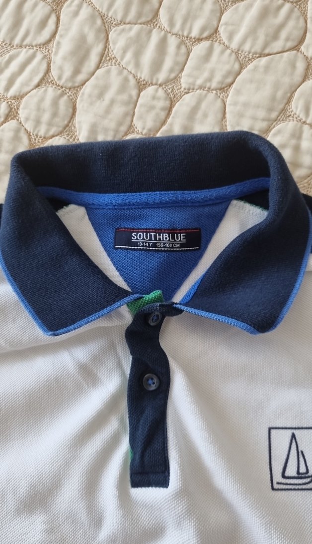 Erkek çocuk Beyaz  Polo Tişört - Görsel 4