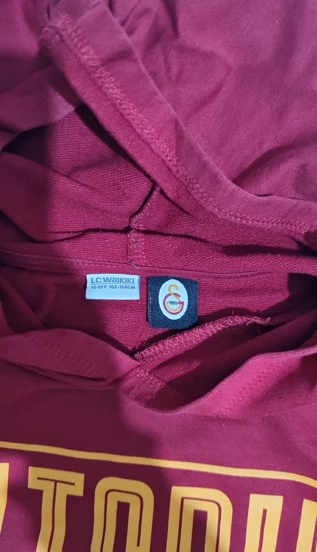 Bordo Erkek çocuk Sweatshirt Uzun Kollu Baskılı - Görsel 3