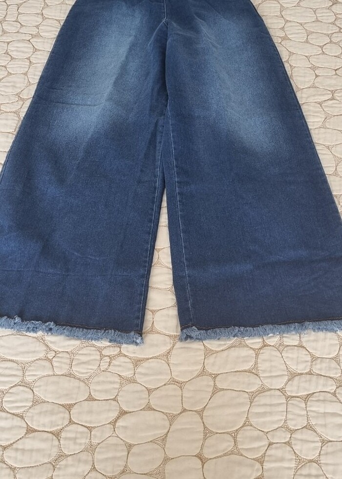 Bol paça kot pantolon - Görsel 2