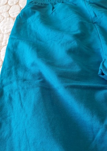 Parlak su yeşili Erkek Çocuk Spor Şortu - Görsel 5