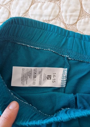 Parlak su yeşili Erkek Çocuk Spor Şortu - Görsel 3