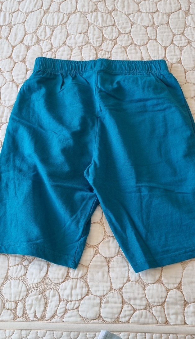 Parlak su yeşili Erkek Çocuk Spor Şortu - Görsel 4