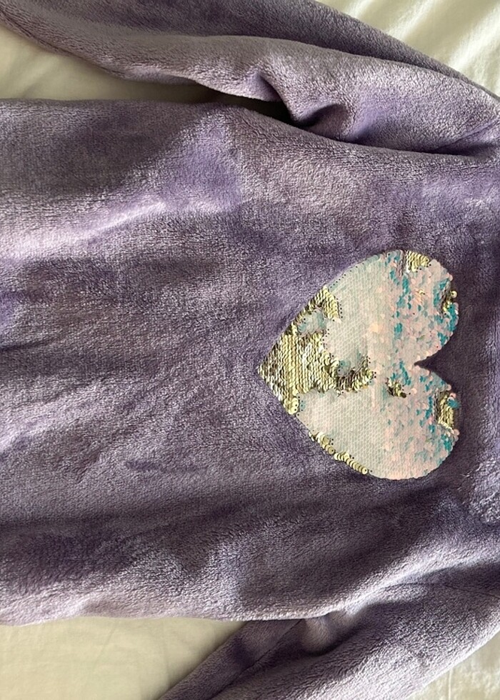 H&M peluş sweatshirt 6.7 yaş - Görsel 3