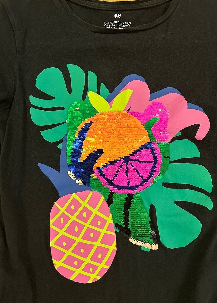 H&M pullu tişört 6:8 yaş - Görsel 3