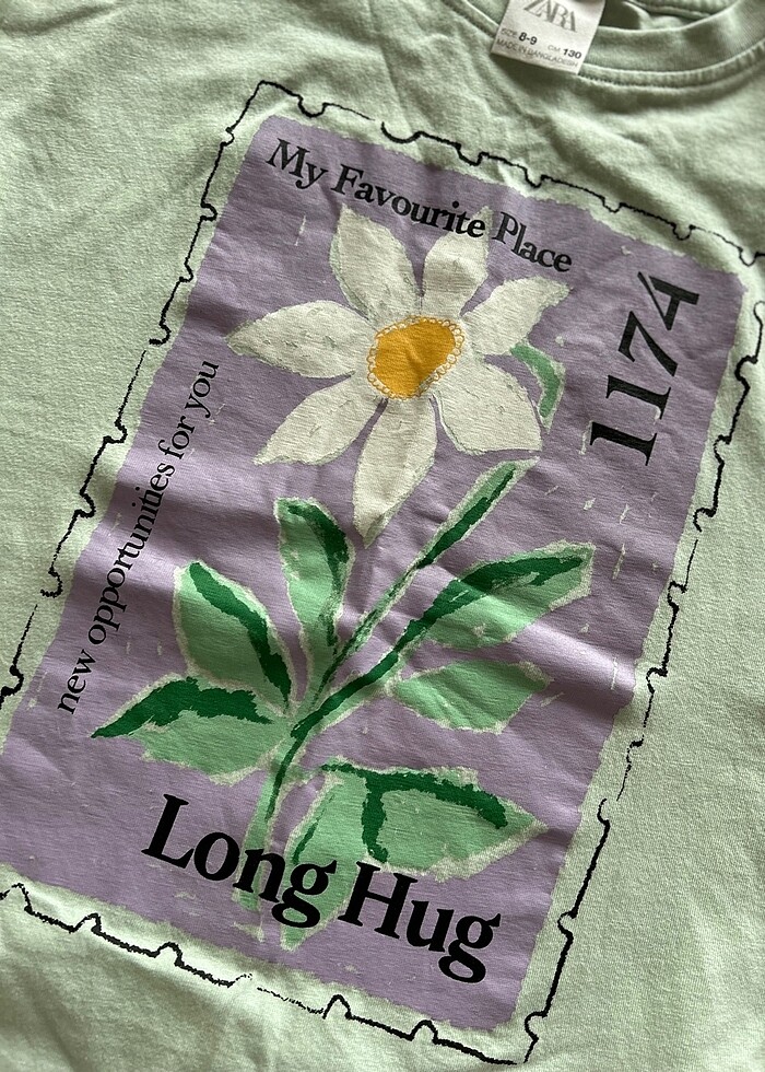 Zara tişört 8.9 yaş - Görsel 3