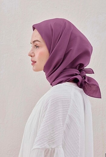 PAMUK İPEK EŞARP / FRESHSCARF/ MÜRDÜM