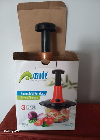 Asude 3 Bıçaklı Basmalı El Rondosu