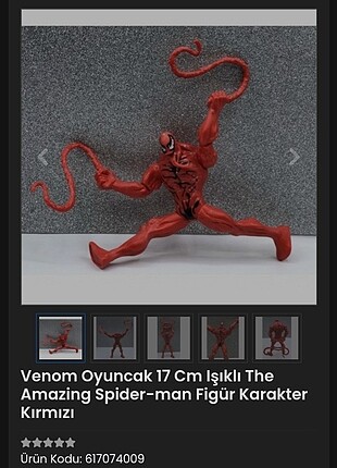 Venom oyuncak ışıklı