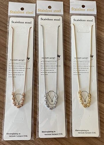 Bvlgari Çelik Kolye Kararmaz