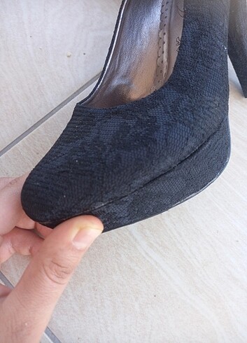 38 Beden siyah Renk Kadın topuklu ayakkabı 