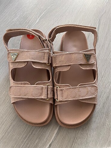Orjinal Guess 38,5-39 no sandalet sıfır ürün pudra rengi