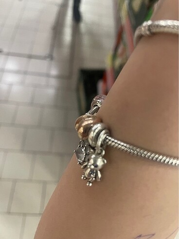 Beden gri Renk Pandora me charm
