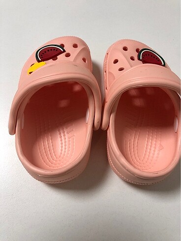 25 Beden pembe Renk Crocs Model Çocuk Terliği