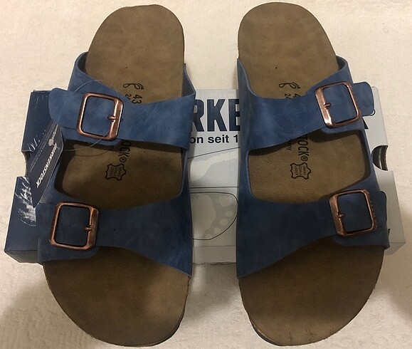 Birkenstock Çift Bant Mavi
