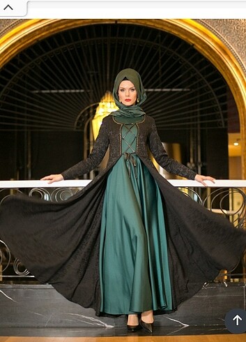 Dersaadet Zümrüt Yeşili Kaftan