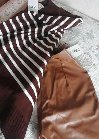 Deri Kahverengi pantolon - Görsel 4