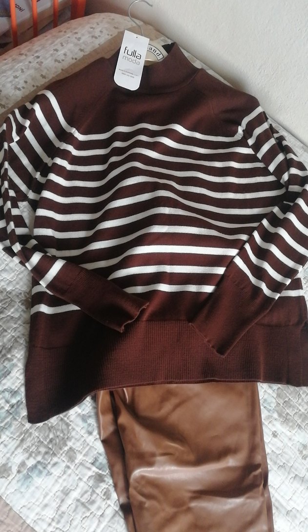 Deri Kahverengi pantolon - Görsel 3